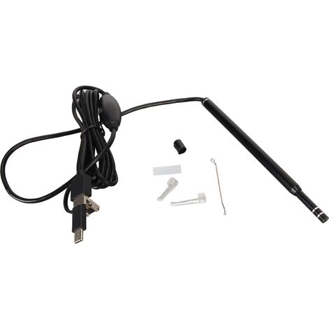 3-en-1 endoscope USB à 6 LED réglables, flexible HD pour téléphones, tablettes et ordinateurs (1/5)