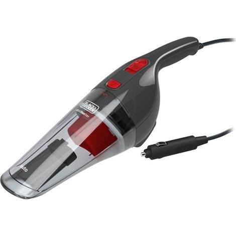 Black & Decker NV1200AV Handstaubsauger Grau, Rot Beutellos