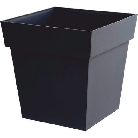 Toskana-Topf Quadratisch 51 Liter - 13628 G Antikfarben Col Grau Anthrazit