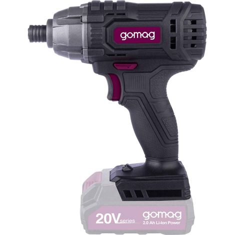 Gomag Akku-Schlagschrauber GO-SCS180 20V 180Nm Drehmoment Schlagzahl 3600bpm (1/5)