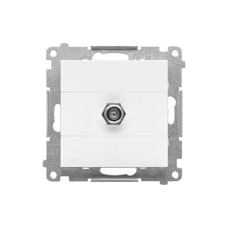 Einzelne Antennenbuchse Typ „F“ (Modul). Für Einzelinstallationen: