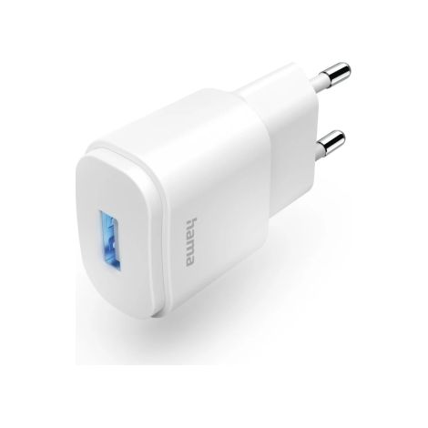 El cargador Hama con toma USB-A en color blanco es la soluciÃ³n perfecta para mantener tus dispositivos siempre cargados y listos para usar. Con una p