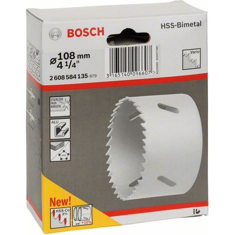 Bosch Lochsäge HSS-Bimetall für Standardadapter 108 mm, 4 1/4"