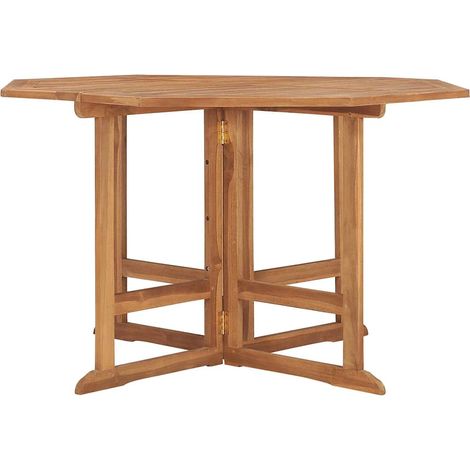 Maison Exclusive - Garten-Esstisch Klappbar 110x110x75 cm Massivh (1/5)