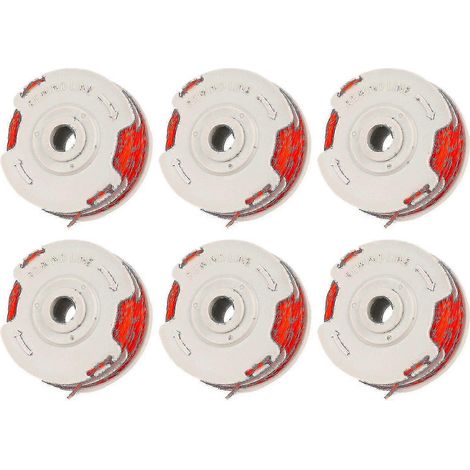 Ecleanfy - Lot de 6 bobines et fil de rechange Fly021 pour coupe-bordures Flymo (1/5)