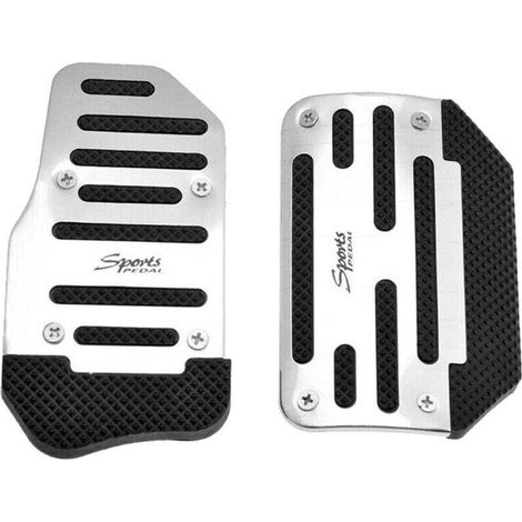 Ensemble De 2 Couvre-Pédales Universelles Antidérapantes Pour Accélérateur Et Frein Transmission Automatique