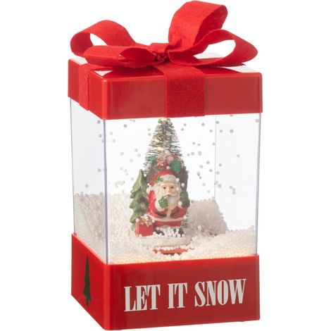 Boule à Neige à LED "Let it Snow" 20cm Multicolore (1/4)
