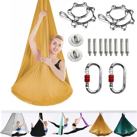 Kit de Yoga pour Adultes, Accessoires de Yoga, Charge de 500 kg, Matériel D'installation Complet Inclus (1/5)