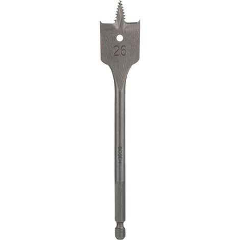 Bosch Flachfräsbohrer Self cut Sechskant D= 26,0 mm L= 152 mm - 2609255341 (1/2)