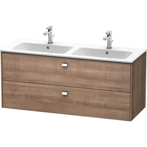 Meuble sous-vasque BRIOSO 553x1290x479mm Griffe chromé cerise du tessin