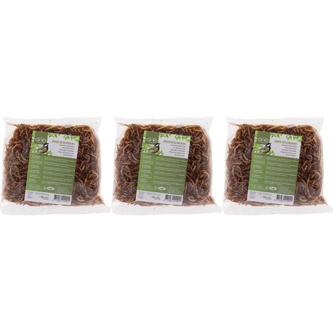 Vers de farine séchés 125 gr (Lot de 3) (1/4)