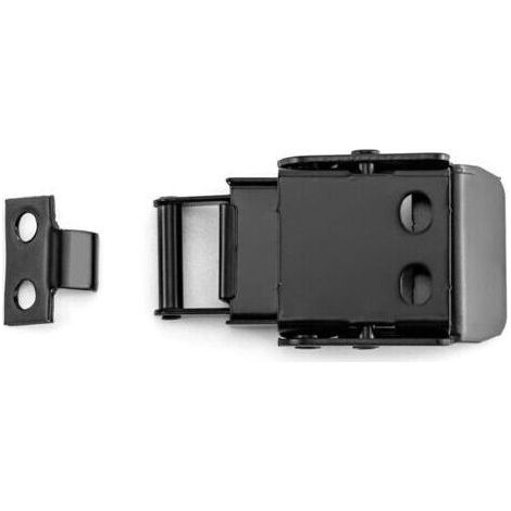 ALLIANDIS(4.2×2.3×0.6cm)4PCS Loquet à Bascule en Acier Inoxydable, Fermeture à Levier Fermoir à Ressort pour Caisse Boîtes Coffret, (1/4)