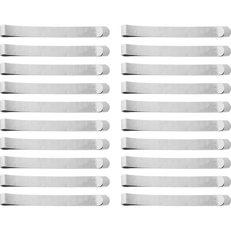 20Pinces à ourlet en acier inoxydable pour couture, boîte de 20 pièces, accessoires de quilting pour tailleur.