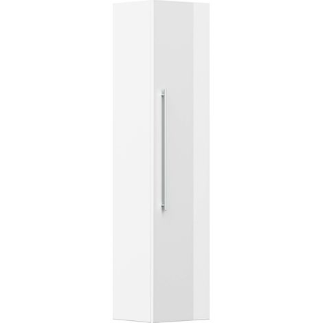 Hochschrank 150 cm weiss hochglanz (1/4)