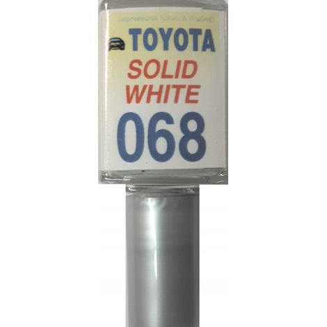 Réparation des rayures de peinture blanche unie Toyota 068, 10 ml, arasystem (1/5)