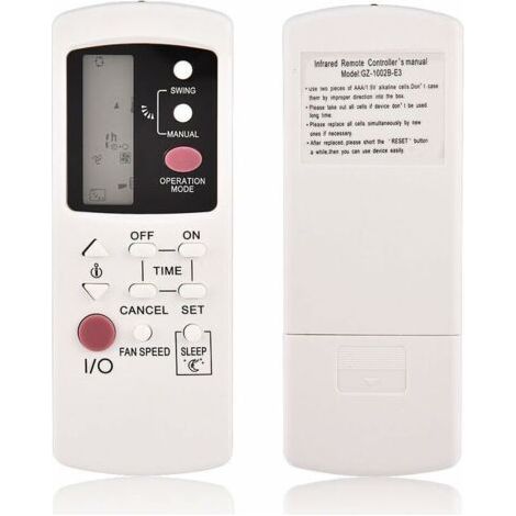 GZ-1002B-E3 Ersatz-Fernbedienung für Galanz Klimaanlage, Klimaanlage, Fernbedienung Ersatz für Galanz GZ-1002A-E3 GZ-1002B-E1 (1/5)