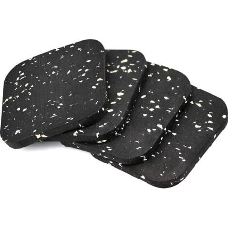 4 Stück Antirutsch Gummi Pads 110x110x10mm Gummidämpfer Antirutschmatten Möbel für Möbel Bett Waschmaschine und Trockner (1/4)