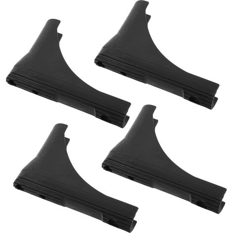 Lot de 4 pieds séchoir à linge rigides antidérapants en plastique (1/5)