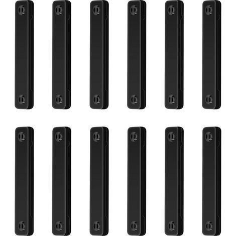 Clips magnétiques pour écran de fenêtre  Clips de Fixation magnétiques pour moustiquaire,12 pièces sans Clips de perçage pour Maille d'écran de fenêtre, Accessoires de Filet Anti- ouches (1/5)