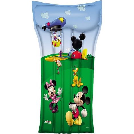 Trade Shop - Materassino Gonfiabile Mare Topolino Disney Mickey 120 X 62 Cm In Vinile - (1/2)