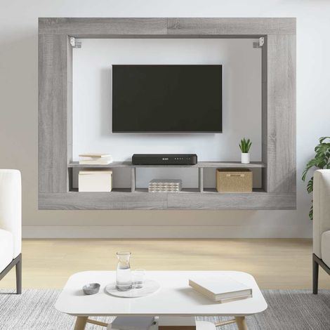TV-Schrank Grau Sonoma 152x22x113 cm Holzwerkstoff (1/5)