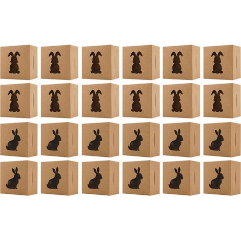Caja de regalo de papel Kraft fácil de armar, cajas