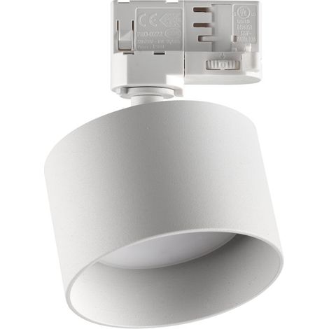 Ideal Lux Faretto Spike 1 luce GX53 dimmerabile bianco metallo