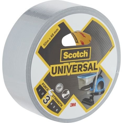 Cinta americana universal 3 50 m x 48 mm, gris