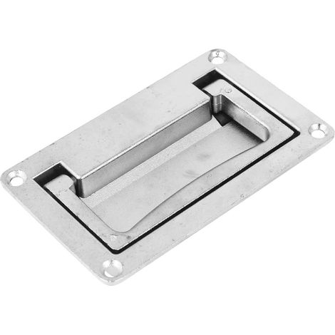 Poignée pliable Armoire de commande industrielle Boîte électrique Poignée de porte Alliage de zinc sablage (grand) (1/3)