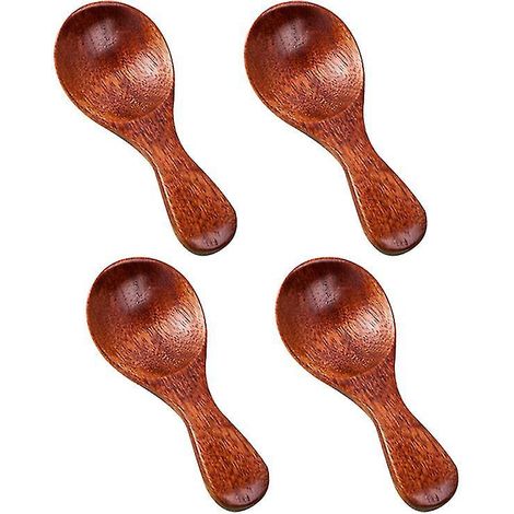 4 kleine Holzlöffel