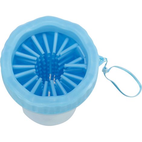 Nettoyant pour pattes avec brosse en silicone taille M-L - Trixie