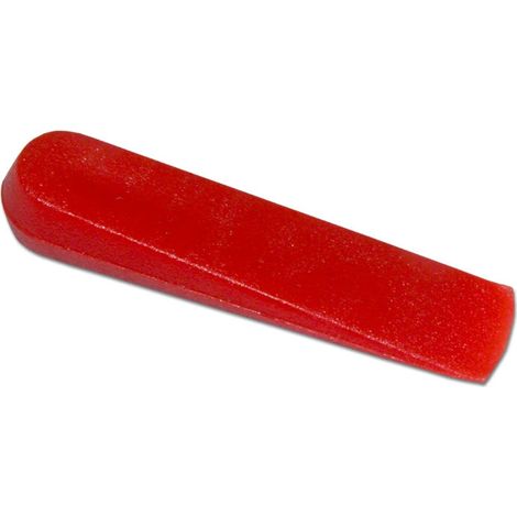 Rubi – Cales de carrelage 5 mm – 500 unités – Alignement précis pour carreaux céramiques – Plastique haute qualité, rouge vif