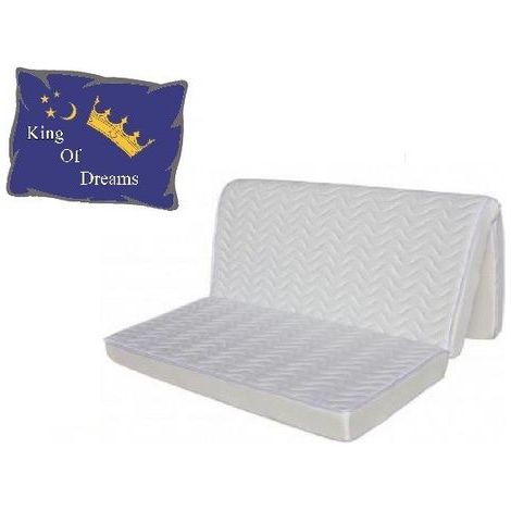 Matelas BZ 140x200 contact Latex de densité 80 Kg/m3 et Mousse rembourrage 100 % polesther - poli lattex Indéformable Tissu Strech trés résistant - Hauteur 10 cm - Soutien Ferme + Oreiller à Mémoir (1/5)