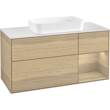 Villeroy & Boch F711PCPC Meuble sous lavabo Finion F71 (1/2)