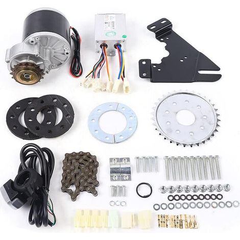 36V 350W Kit moteur gauche pour vélo électrique Kit de conversion pour vélo de montagne avec accélérateur au pouce, convient à la plupart des vélos courants (1/5)