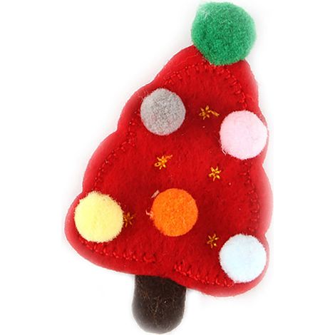 Jouet en peluche doux thème de noël, Adorable peluche résistante aux morsures à couture Fine pour animaux de compagnie Type 2 (1/5)