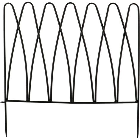 Esschert Design Beetzaunelement Wellenmuster 58 cm - Metall