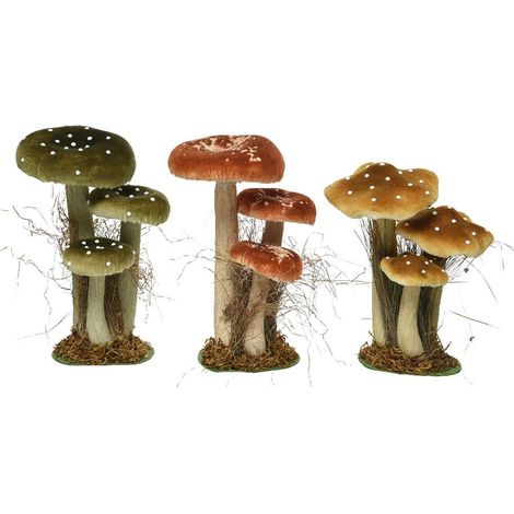Statua Decorativa Funghi 14 x 18 x 26 cm (1/4)