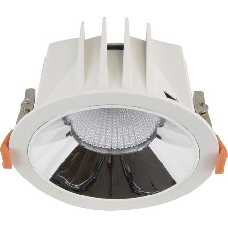 Empotrable techo QUO Large DALI LED COB 29.70W 3780lm(2833lm) CRI90 4000K 55º Blanco Cromo
