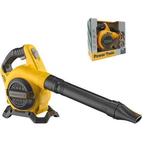 Laubbläser für Kinder, Spielzeug-Laubbläser für Kinder, funktionsfähiger Laubbläser für Kinder, realistischer Laubventilator mit Griff (1/5)
