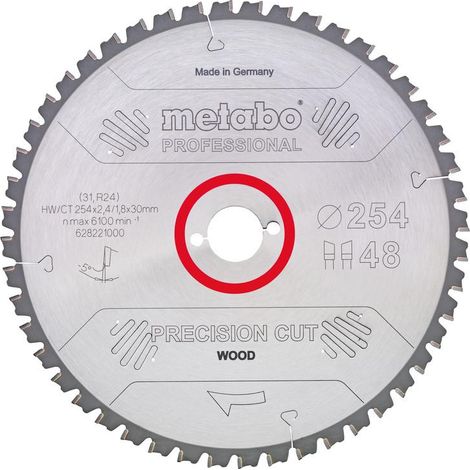 Metabo - Lama per sega circolare per legno 305x30 mm, 48 denti 628227000