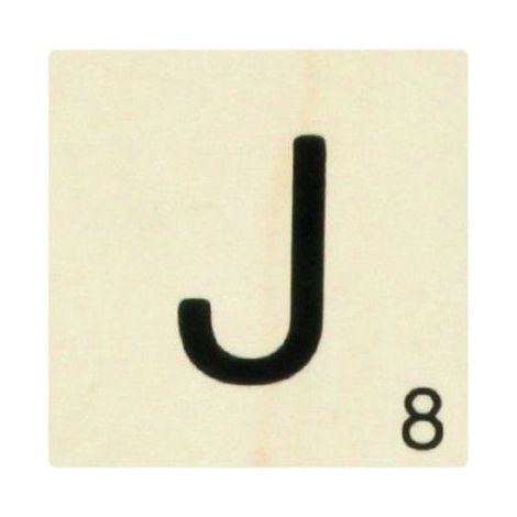 Objet décoratif - CTOP - J - 10 x 10 cm - Marron - Bois massif (1/2)