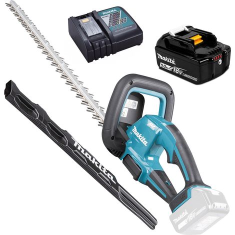 Makita DUH606RT 18V LXT BL Brushless Motor 60cm Hedge Trimmer 600mm 5ah Battery (1/5)