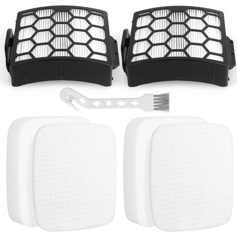 Filtros extraíbles NV602UKT para aspiradoras verticales Shark NV602UK, NV702UKT, NV612UK, NV612UKT, NZ690UK, NZ690UKT, NZ710UK y NZ710UKT. Incluye 2 filtros HEPA lavables y 2 filtros de espuma. (1/4)
