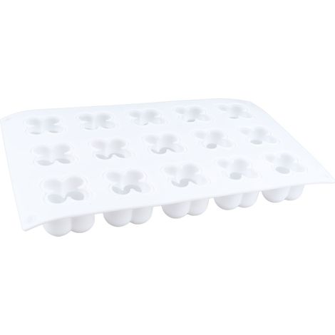 15-teilige Schokoladenform, lebensmittelecht, wiederverwendbar, 15 Mulden, Silikon-Kuchenform, für Restaurantküchen (1/5)
