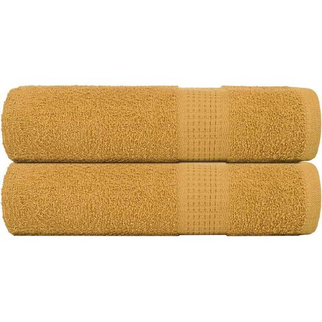 Handtücher FROGN 2 Stk. Gold 50x100 cm 360 g/m²