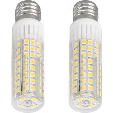Lot de 2 ampoules LED E17 pour micro-ondes, 100 LED, 100-240 V, lumière blanche. (1/5)