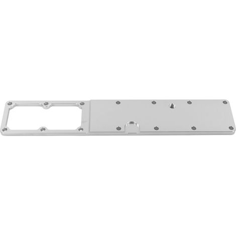 Ansaugkrümmer-Verschlussplatte aus Billet-Aluminium für Dodge Cummins 6.7L 2500 3500 2008-2017, Ersatzplatte für Luftvorwärmer, Deaktivierungssatz, kompatibel mit Dieselmotoren. (1/5)