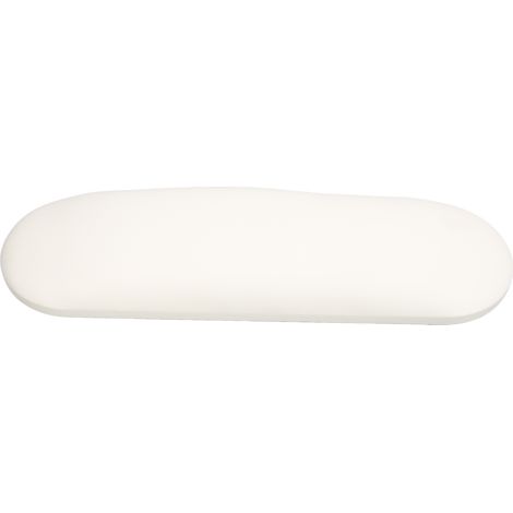 Coussin repos-bras manucure en similicuir PU blanc, doux et facile à nettoyer, pour salon de pose d'ongles (1/5)