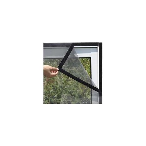 Mosquitera para ventana, mosquitera autoadhesiva para ventanas, malla ajustable para insectos, malla transparente para gatos, mosquitera (120x150cm)